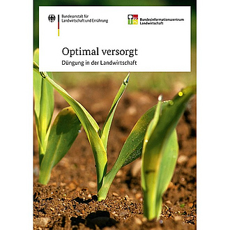 Cover des Pockets "Optimal versorgt - Düngung in der Landwirtschaft"