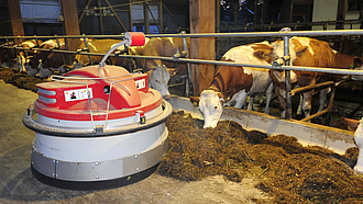 Fütterungsroboter im Einsatz