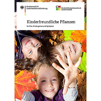 Cover der Broschüre "Kinderfreundliche Pflanzen"
